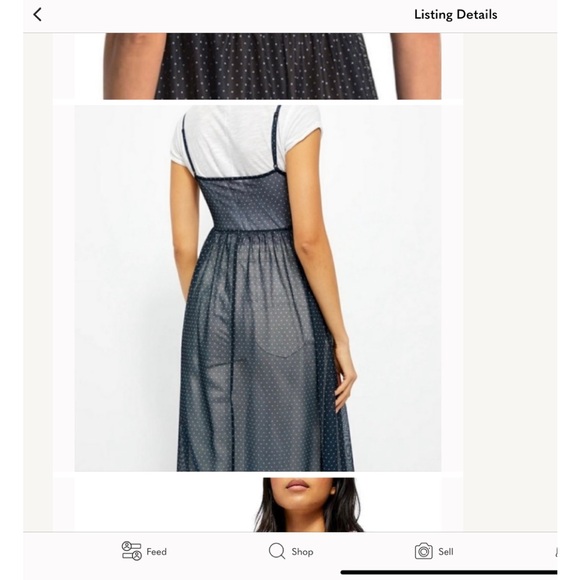 Mesh Polka Dot Sundress - Picture 9 of 10